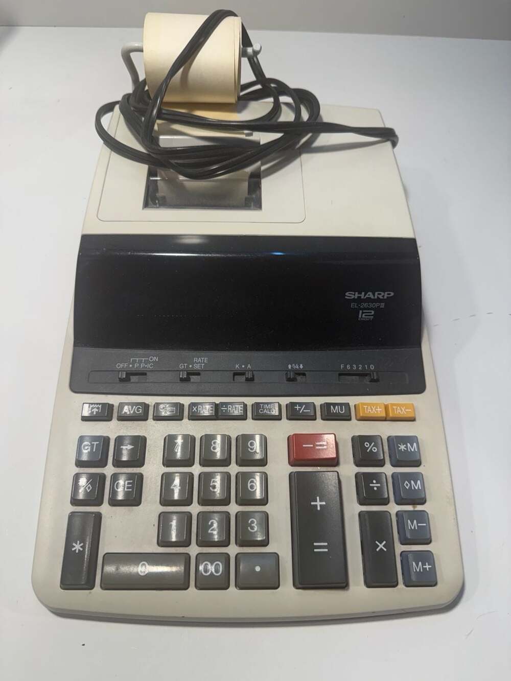 Sharp EL-2630PIII 12-Digit Printing Calculator